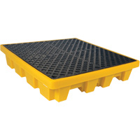 4-Drum Nestable Ultra-Spill Pallet&reg;, 66 US gal. Spill Capacity, 51" x 51" x 10" Ottawa Fastener Supply