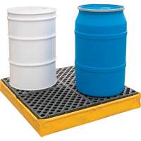 4-Drum Flexible Ultra-Spill Pallet&reg;, 66 US gal. Spill Capacity, 48" x 48" x 7" Ottawa Fastener Supply