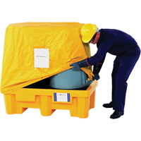 2-Drum Spill Pallet Pullover Cover Ottawa Fastener Supply