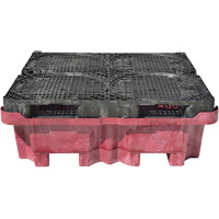 4-Drum Ultra-Spill King&reg; Drum Spill Pallet, 85 US gal. Spill Capacity, 51" x 51" x 17.5" Ottawa Fastener Supply