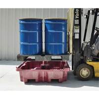 4-Drum Ultra-Spill King&reg; Flat Deck Spill Pallet, 85 US gal. Spill Capacity, 51" x 51" x 17.5" Ottawa Fastener Supply