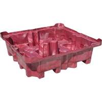 4-Drum Ultra-Spill King&reg; Drum Spill Pallet, 85 US gal. Spill Capacity, 51" x 51" x 17.5" Ottawa Fastener Supply