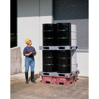 4-Drum Ultra-Spill King&reg; Flat Deck Spill Pallet, 85 US gal. Spill Capacity, 51" x 51" x 17.5" Ottawa Fastener Supply