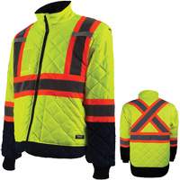 Freezer Jacket, Polyester, High Visibility Orange, Small SHF970 | Ottawa Fastener Supply