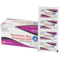 Bacitracin Zinc First Aid Packets, Ointment, Antibiotic SHG029 | Ottawa Fastener Supply