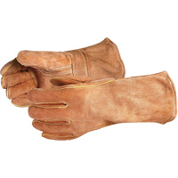 Endura&reg; 505BS Deluxe Brown Welding Gloves, Split Cowhide, Size Large Ottawa Fastener Supply