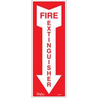 Enseigne Fire Extinguisher, 5" x 14", Vinyle, Anglais avec pictogramme Ottawa Fastener Supply