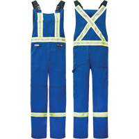 Westex&reg; DH Antistatic 6.5 oz. Flame Resistant Bib Pants, Small, Royal Blue Ottawa Fastener Supply