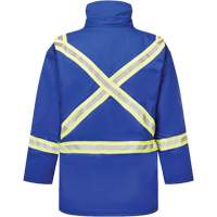 Avenger 9 oz. Flame Resistant Insulated Parka, Small, Royal Blue Ottawa Fastener Supply