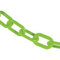 Heavy-Duty Plastic Safety Chain, Green SHH019 | Ottawa Fastener Supply