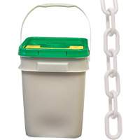 Heavy-Duty Plastic Safety Chain, White SHH023 | Ottawa Fastener Supply