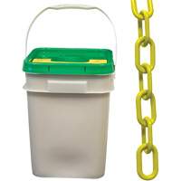 Heavy-Duty Plastic Safety Chain, Yellow SHH024 | Ottawa Fastener Supply