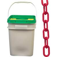 Heavy-Duty Plastic Safety Chain, Red SHH027 | Ottawa Fastener Supply