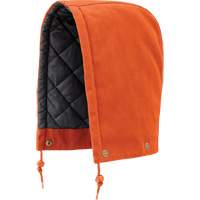 539 Hood for Quilted Safety Parka, Bomber or Coverall, Orange, Cotton Ottawa Fastener Supply
