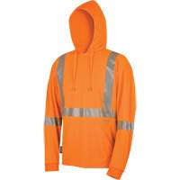 6964 Bird's-Eye Safety Hoodie, Small, High Visibility Orange Ottawa Fastener Supply