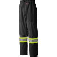 6003BKP Traffic Safety Pants, Polyester, Small, Black Ottawa Fastener Supply