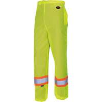 5670 Traffic Safety Pants, Polyester, 2X-Small/X-Small, High Visibility Lime-Yellow Ottawa Fastener Supply