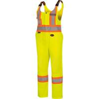6000W Women's High-Visibility Traffic Safety Overalls, Polyester, X-Small, High Visibility Lime-Yellow Ottawa Fastener Supply