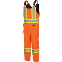 Waterpoof Quilted Safety Overalls, Polyester, Small, High Visibility Orange SHH912 | Ottawa Fastener Supply