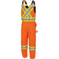 Waterpoof Quilted Safety Overalls, Polyester, Small, High Visibility Orange SHH912 | Ottawa Fastener Supply