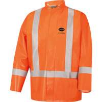 5990J Manteau de s&eacute;curit&eacute; imperm&eacute;able tr&egrave;s robuste ignifuge et r&eacute;sistant aux arcs &eacute;lectriques, Petit, Orange haute visibilit&eacute;, 11 cal/cm² Ottawa Fastener Supply
