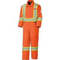 Combinaison de sécurité à haute visibilité ignifuge et anti-arcs électriques, Taille T-petit, Orange, 58 cal/cm² SHI240 | Ottawa Fastener Supply