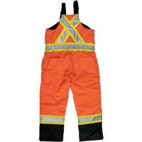Ripstop Insulated Safety Bib Overall, Polyester, X-Small, High Visibility Orange Ottawa Fastener Supply