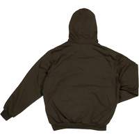 Water Repellent Fleece Pullover Hoodie, Men's, Small, Black Ottawa Fastener Supply