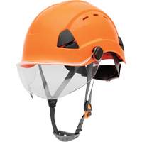 Fibre Metal Safety Helmet, Non-Vented, Ratchet, Orange SHJ273 | Ottawa Fastener Supply