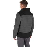 Veste chauffante M12 QuietShell avec pile, Hommes, Petit, Gris Ottawa Fastener Supply