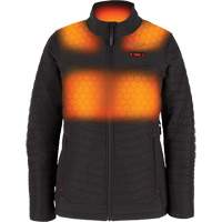 Manteau chauffant M12 Axis avec pile, Femmes, Grand, Noir Ottawa Fastener Supply