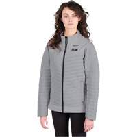 Manteau chauffant M12 Axis avec pile, Femmes, Petit, Gris Ottawa Fastener Supply