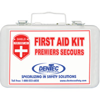 Shield™ First Aid Kit, CSA Type 1 Personal, Personal (1 Worker), Metal Box SHJ844 | Ottawa Fastener Supply