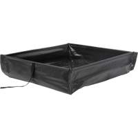 Collapsible Roll-Up Spill Berm, 60 US gal. Capacity, 4' W x 4' L x 6" H Ottawa Fastener Supply