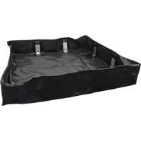Collapsible Berm, 30 US gal. Capacity, 2' W x 4' L x 6" H, Snap-Up Bracket Ottawa Fastener Supply