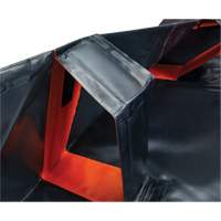 IBX Wall Pop-Up Berm, 1077 US gal. Capacity, 12' W x 12' L x 12" H, Snap-Up Bracket Ottawa Fastener Supply