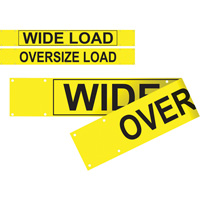 Double Sided Wide Load/Oversized Load Banner, Vinyl, 96" W x 12" H Ottawa Fastener Supply