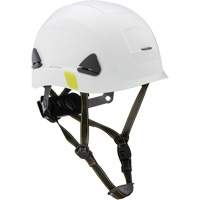 Fibre Metal Climbing Style Safety Helmet, Meets CSA Type 2, Ratchet Suspension, Non-Vented Ottawa Fastener Supply