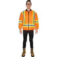 Waterproof 7-in-1 Winter Parka, High Visibility Orange, Medium Ottawa Fastener Supply