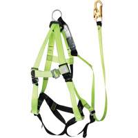 FBH-10000A6440-4 4' Class A Harness & Lanyard with 350 lbs. Capacity, Harness/Lanyard Combo Ottawa Fastener Supply