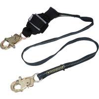 Arc Flash Web Shock-Absorbing Lanyard, 6', Snap Hook Center, Snap Hook Leg Ends, Kevlar&reg; Ottawa Fastener Supply