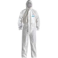 CoverMe XP1800  Type 5/6 Coveralls with Hood, Medium, White, Microporous Ottawa Fastener Supply