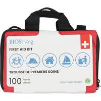 100-Piece Home & Travel First Aid Kit, Nylon Bag Ottawa Fastener Supply