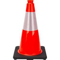 Premium Traffic Cone, 18", Orange, 6" Reflective Collar(s) Ottawa Fastener Supply