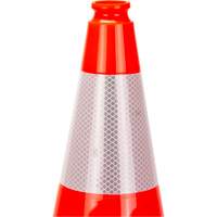 Premium Traffic Cone, 18", Orange, 6" Reflective Collar(s) Ottawa Fastener Supply