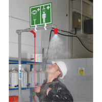 Douche combin&eacute;e avec cuvette ferm&eacute;e en ABS et entr&eacute;e sup&eacute;rieure, Socle Ottawa Fastener Supply