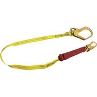 External Energy Absorber Lanyard with 2-1/4" Hook, 6', Snap Hook Center, Snap Hook Leg Ends, Polyester Ottawa Fastener Supply