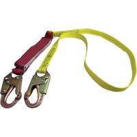 External Energy Absorber Lanyard with 3/4" Hook, 6', Snap Hook Center, Snap Hook Leg Ends, Polyester Ottawa Fastener Supply