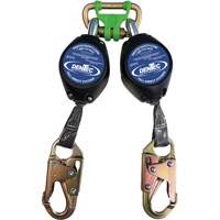 Self Retracting Lanyard with Composite Housing, 7', Web, Swivel Ottawa Fastener Supply