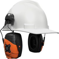 Safety Orange Link 2.0 Bluetooth Earmuffs, Cap Mount Style, 21 dB Ottawa Fastener Supply